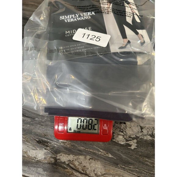 Simply Vera Leggings Small Blue Mid Rise Cotton Comfort Breathable Stretch - Picture 5 of 5